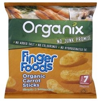 Organix Finger Foods Organic Carrot Sticks 20g