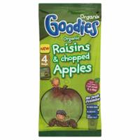 Organix Raisins and Apples x 4 bags