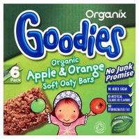 Organix - Goodies Apple & Orange Soft Oaty Bars from 12+ Months x 6