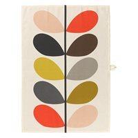 ORLA KIELY SINGLE LINEN MIX TEA TOWEL in Multi Stem Print