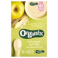 organix fruity apple porridge stage 1 4 months 120g