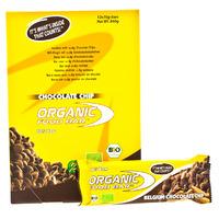 organic food bar chocolate chip bar box 12 x 68g