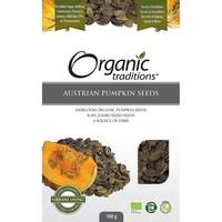 organic traditions styrian pumpkin seeds 100g