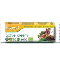 organic food bar active greens 70g