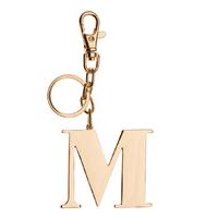 Orelia-Keyrings - Key Ring Initial M - Gold
