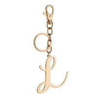 Orelia-Keyrings - Key Ring Initial L - Gold