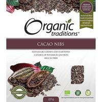 organic traditions cacao nibs 227g