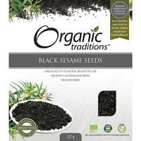 organic traditions black sesame seeds 227g