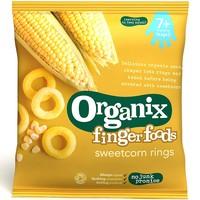 Organix Organic 7+ Months Finger Foods Sweetcorn Rings (20g)