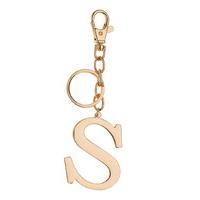 Orelia-Keyrings - Key Ring Initial S - Gold