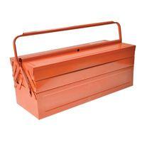 Orange Metal Cantilever Tool Box 21in