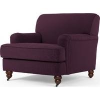 orson armchair pansy purple