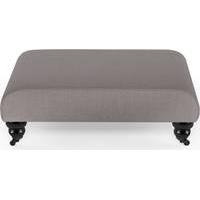 Orson Footstool, Graphite Grey