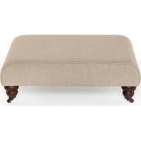 orson footstool biscuit beige