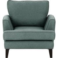 Orlando Armchair, Teal Tweed