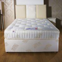 Orthomedic Double Divan Bed Set 4ft 6 with 2 drawers and headboard