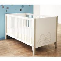 Orsang Wooden Childrens Bed In White With Bars