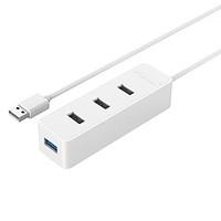 orico w5ph4 u32 white usb30 and usb20 4 port hub with 30cm cable