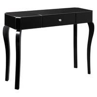 orchid console table with 1 drawer black