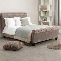 Orbit King Bed Frame, Mink, Choose Set