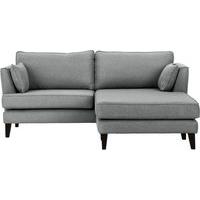 orlando corner sofa ash grey tweed