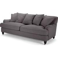 orson scatter back 3 seater sofa graphite grey