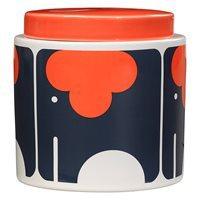 ORLA KIELY CERAMIC 1L STORAGE JAR in Elephant Print