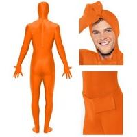 Orange second skin costume - L
