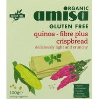 Organic Gluten Free Quiona Fibre Plus Crispbread - 100g