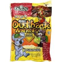 orgran outback animals vanilla cookies 175g case of 8