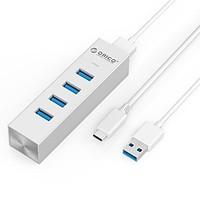 ORICO ASH4-U3 Silver USB3.0 HUB 4Port Led Indicator with 100CM Cable