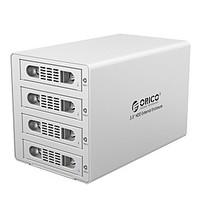 ORICO-3549RUS3 3.5 inch High Speed Usb3.0 Four Disc Hard Disk Cabinet Raid Silver