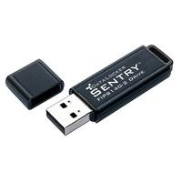 Origin Storage Datalocker Sentry 16GB 16GB USB 2.0 Black USB flash drive - USB flash drives (USB 2.0, -5 - 70 °C, -25 - 85 °C, Cap, Black, 256-bit AES