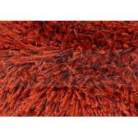 Orange Paprika Super Thick Shaggy Rug - Cascade 100x150