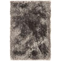 Oriel Gloss Zinc Modern Shag Area Rug