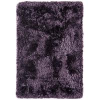 Oriel Purple Modern Circle Shag Area Rug