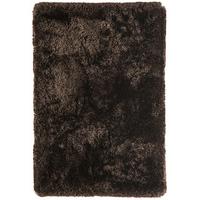 Oriel Brown Gloss Shag Area Rug