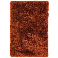 oriel rust orange shag area rug