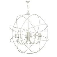 ORB0833 Orb 8 Light Ceiling Pendant in Cream