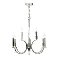ORF1338 Orford 9 Light Pendant Ceiling Light In Polished Nickel