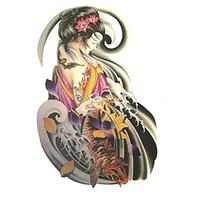 Oriental Goddess Tattoo Stickers Temporary Tattoos(1 Pc)