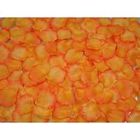 Orange Edge Rose Petals Table Decoration - (100 Petals Per Pack)