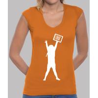 orange solidarity girl - the girl tablet