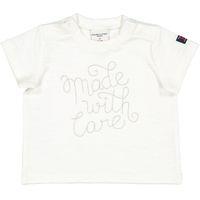 Organic Cotton Newborn Baby T-shirt - White quality kids boys girls