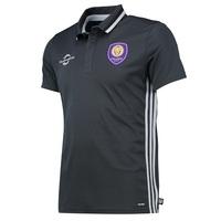 orlando city sc team polo dk green