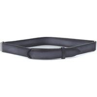 orciani no buckle grey anthracite leather belt mens belt in grey