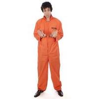 Orange Adult\'s Prisoner Jumpsuit Costume