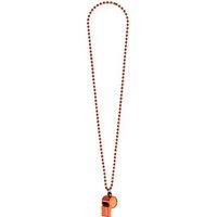 Orange Party Whistle On Chain