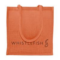 Orange Jute Shopper