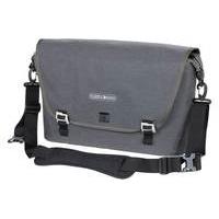 ortlieb reporter large shoulder bag wth zipper grey l